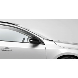 Zijspiegels, buiten, afdekking, Zwart, Volvo S60, V40, V60
