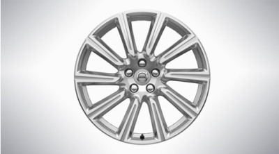 Aluminum rim set "10-spoke Silver Diamond" 8.5 x 19"