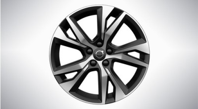 Aluminium velgenset "5-Dubbelspaaks Matt Black Diamond Cut" 8 x 18"