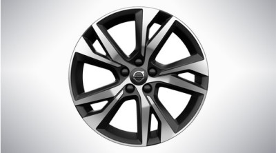 Aluminum rim set "5-Double Spoke Black Diamond" 8 x 18"