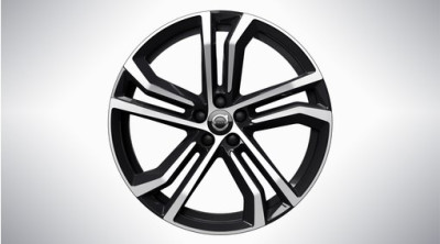 Aluminium velgenset "5-dubbelspaaks Black Diamond Cut" 8,5 x 20"