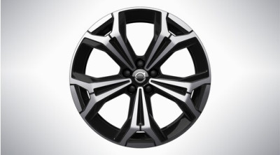 Aluminium velgenset "5-Y spaaks Black Diamond Cut" 7,5 x 19”