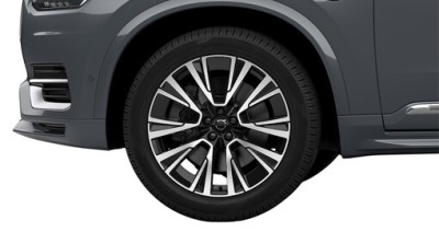 Aluminum rim set "5-Multispoke Black Diamond Cut" 9 x 20" incl. T8