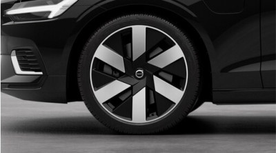 Aluminum rim set "6-Spoke Black Diamond Cut" 8 x 19"