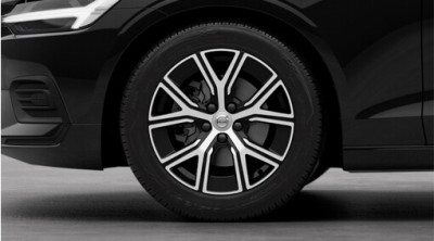 Aluminum rim set "5-Y Spoke Black Diamond Cut" 7 x 17"