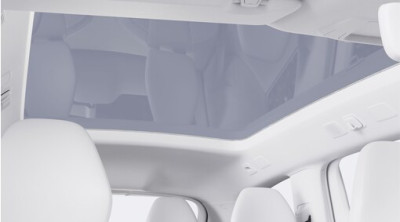 Sunshade for panoramic roof, Volvo EX90
