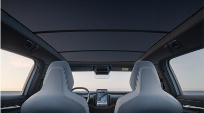 Sunshade for panoramic roof, Volvo EX30