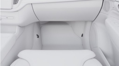 Mounting eyelets for child seat, Volvo EX90