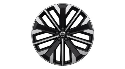 Aluminum wheel set "4-Multi Spoke Black Diamond Cut" 9 x 21", incl. T8