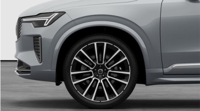 Complete wheels, summer "7-double-spoke Black Diamond Cut" 9 x 22", Pirelli tires, incl. T8, Volvo XC90