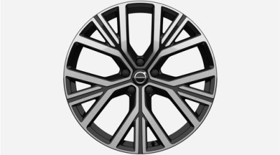 Aluminium rims "5-Y Spoke Glossy Black Diamond Cut" 22", Volvo ES90