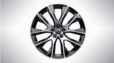Aluminium velgenset "10-spaaks Black Diamond Cut" 8 x 20"