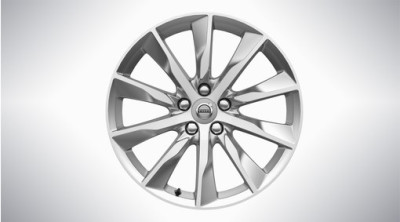 Aluminium velgenset "10-spaaks Turbine Silver Bright" 8 x 18"