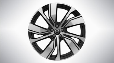 Aluminium velgenset "5-dubbelspaaks Black Diamond Cut" 20", Pure electric