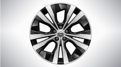 Aluminium velgenset "5-dubbelspaaks Black Diamond Cut" 7,5 x 18”