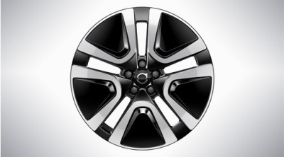 Aluminium velgenset "5-dubbelspaaks Black Diamond Cut" 7,5 x 19", excl. Pure electric, incl. Twin Engine