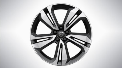 Aluminium velgenset "5-dubbelspaaks Matt Graphite Diamond Cut" 8 x 19"