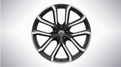 Aluminium velgenset "5-dubbelspaaks Tech Black matt Diamond Cut" 9 x 20”, excl. T8
