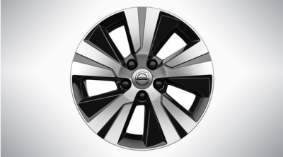 Aluminium velgenset "5-Spaaks Black Diamond Cut" 7 x 17"