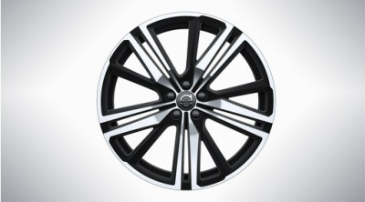 Aluminium velgenset "5-trippelspaaks Matt Black Diamond Cut" 8,5 x 21”