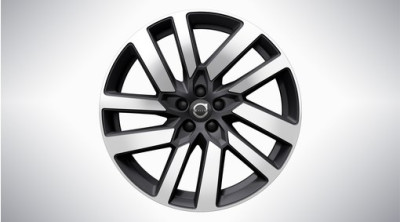 Aluminium velgenset "5-V spaaks Matt Graphite Diamond Cut" 8 x 20"