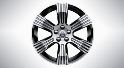 Aluminium velgenset "6-spaaks Black Diamond Cut" 7,5 x 18"