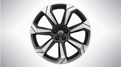 Aluminium velgenset "7-spaaks Matt Graphite Diamond Cut" 8 x 20"