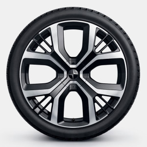 Complete wheels, winter "4-Y Spoke Black Polished Forged 20", Polestar 2, incl. Performance Pack