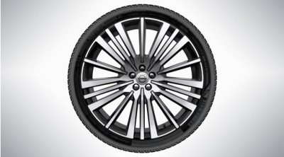 Complete wielen, zomer "20-spaaks Black Diamond Cut" 9 x 22", Pirelli banden, incl. T8