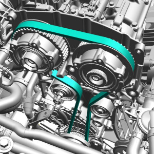 Timing belt, Lynk & Co 01