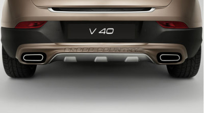 Skid plate, achterbumper