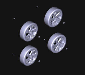 Complete wheels, winter 20", Lynk & Co 02