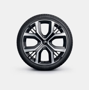 Winterwielen, 4-Y Spoke Black Polished Forged 20", Polestar 2, incl. Performance Pack