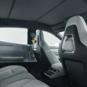 Sunshade for panoramic glass roof, Polestar 4