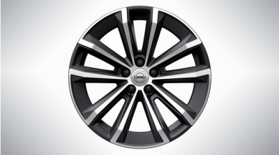 Aluminium velgenset "5-Dubbelspaaks Matt Graphite Diamond Cut" 8 x 18"