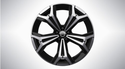 Complete wheels, winter "5-Y spoke Black Diamond Cut" 7.5 x 19", Volvo V90 Cross Country