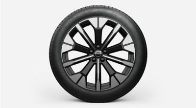 Complete wheels, winter "5-Y spoke Glossy Black Diamond Cut" 8 x 20", incl. Twin Engine, Volvo XC60