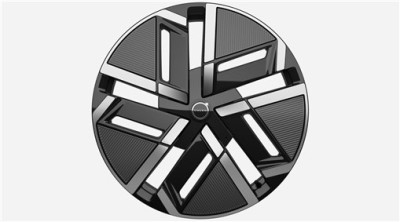 Aluminium rims "5-Spoke Glossy Black/ Matt Graphite Diamond Cut" 21", Volvo EX60
