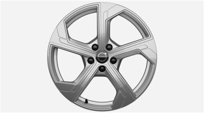 Complete wheels, winter "5-Spoke Glossy Silver" 20", Volvo EX60