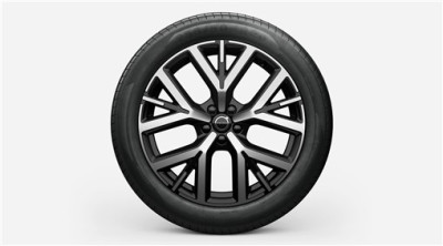 Complete wheels, summer "7-Y-spoke Glossy Black Diamond Cut" 20", Volvo EX30