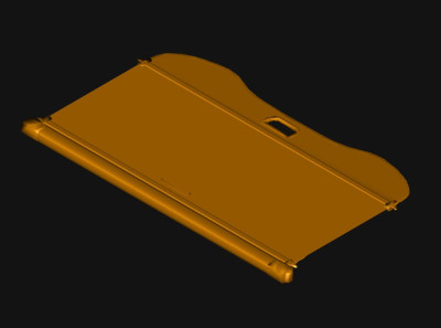 Luggage compartment cover, Lynk & Co 01