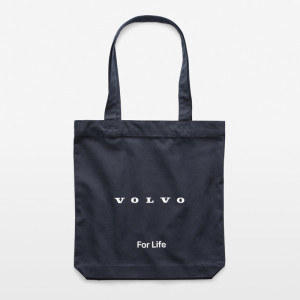 Tote Bag, Volvo – Blue Tote Bag Made from Recycled Cotton