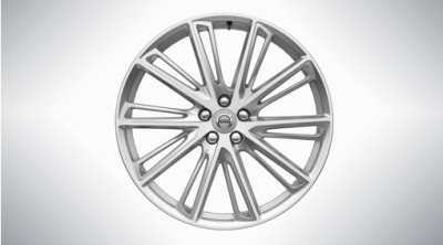 Aluminium velgenset "10-openspaaks Turbine Tinted Silver Diamond Cut" 8,5 x 21"