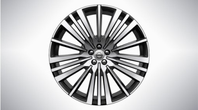 Aluminium velgenset "20-spaaks Black Diamond Cut" 9 x 22", incl. T8