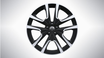 Aluminium velgenset "5-dubbelspaaks Matt Black Diamond Cut" 8 x 20"