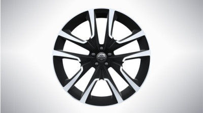 Aluminium velgenset "5-dubbelspaaks Matt Black Diamond Cut" 9 x 22”