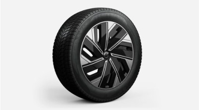 Complete wheels, winter 20" 7-Spoke Glossy Silver/Glossy Black, Volvo ES90